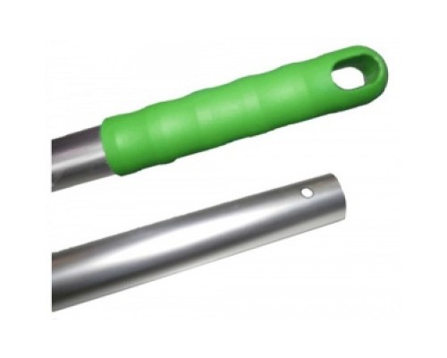 Ручка для держателя мопов, 130 см, d=22 мм, алюминий, зеленая