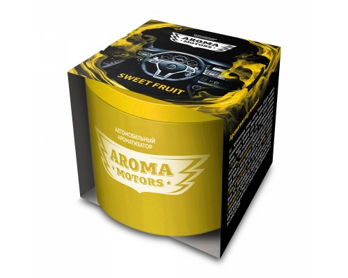 Ароматизатор гелевый «Aroma Motors» SWEET FRUIT в картонной упаковке(круглый) 100мл