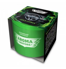 Ароматизатор гелевый «Aroma Motors» JUICE CITRUS в картонной упаковке (круглый) 100мл